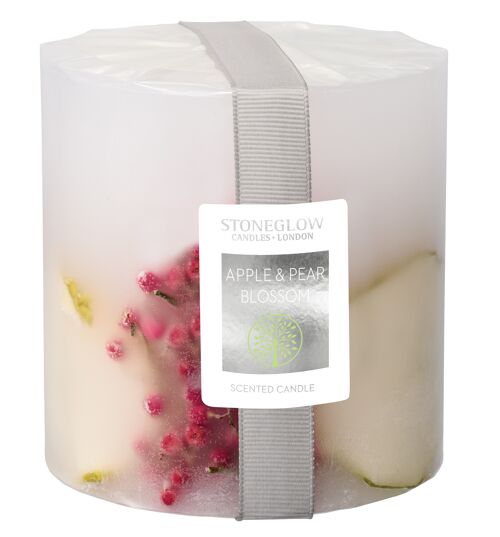 Nature's Gift - Apple & Pear Blossom - Pillar Candle