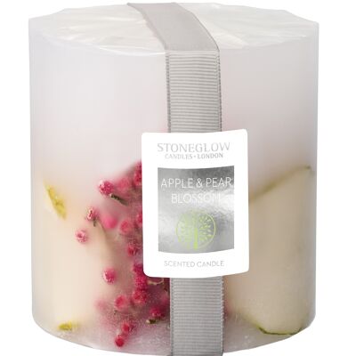 Nature's Gift - Apple & Pear Blossom - Pillar Candle