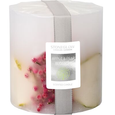 Nature's Gift - Apple & Pear Blossom - Pillar Candle