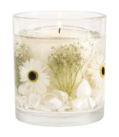 Nature's Gift - Beach Daisy - Natural Wax Gel Candle