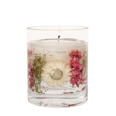 Nature's Gift - Geranium Rosa - Bougie en gel de cire naturelle