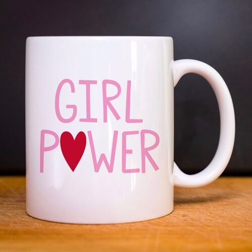 Mug blanc girl power mpt