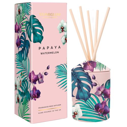 Urban Botanics - Papaya | Watermelon - Reed Diffuser