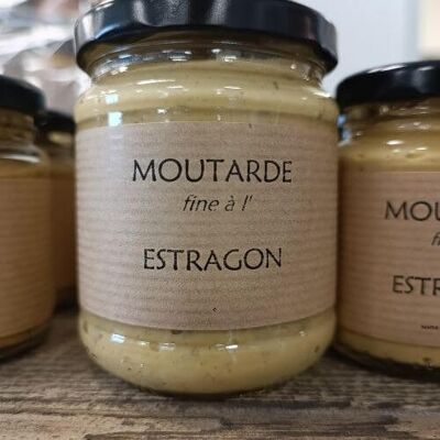 Mostaza fina con estragón 200g