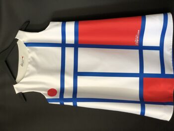 robe bleu/blanc/rouge mondrianesque / Mondrian's dress blue/red/white 4