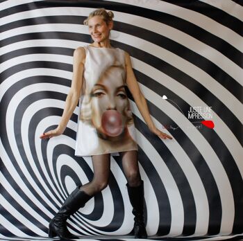 robe Marilyn 3D bubble gum / Marilyn Monroe iconic dress 1
