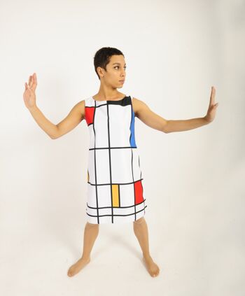 robe "Mondrian" by Juste une impression / classic Mondrian dress 3