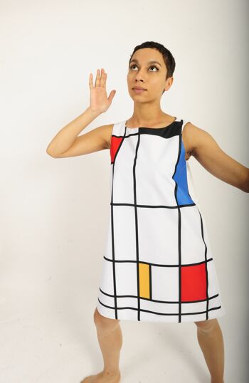 robe "Mondrian" by Juste une impression / classic Mondrian dress 5
