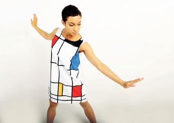 robe "Mondrian" by Juste une impression / classic Mondrian dress 1