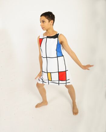 robe "Mondrian" by Juste une impression / classic Mondrian dress 2