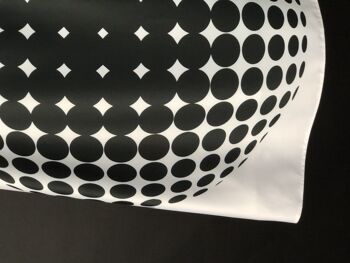 robe blanche inspiration Vasarely / Vasarely inspired dress 3