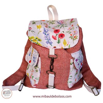 Mochila para portatil «Natura» roja