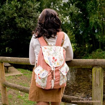 Sac à dos pour ordinateur portable «Natura» rouge 5