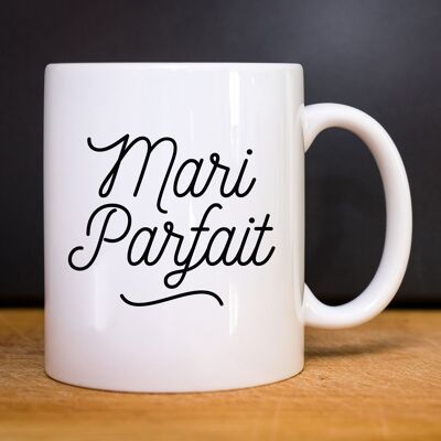 Mug blanc mari parfait