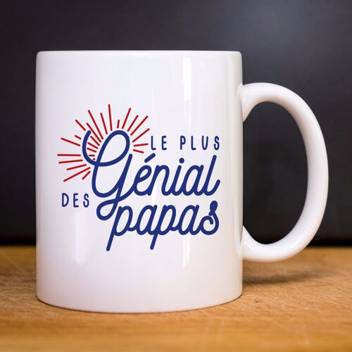 Mug blanc le plus génial des papas