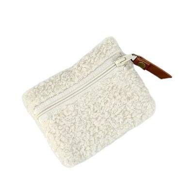 XS clutch, “Bouclette” ecru