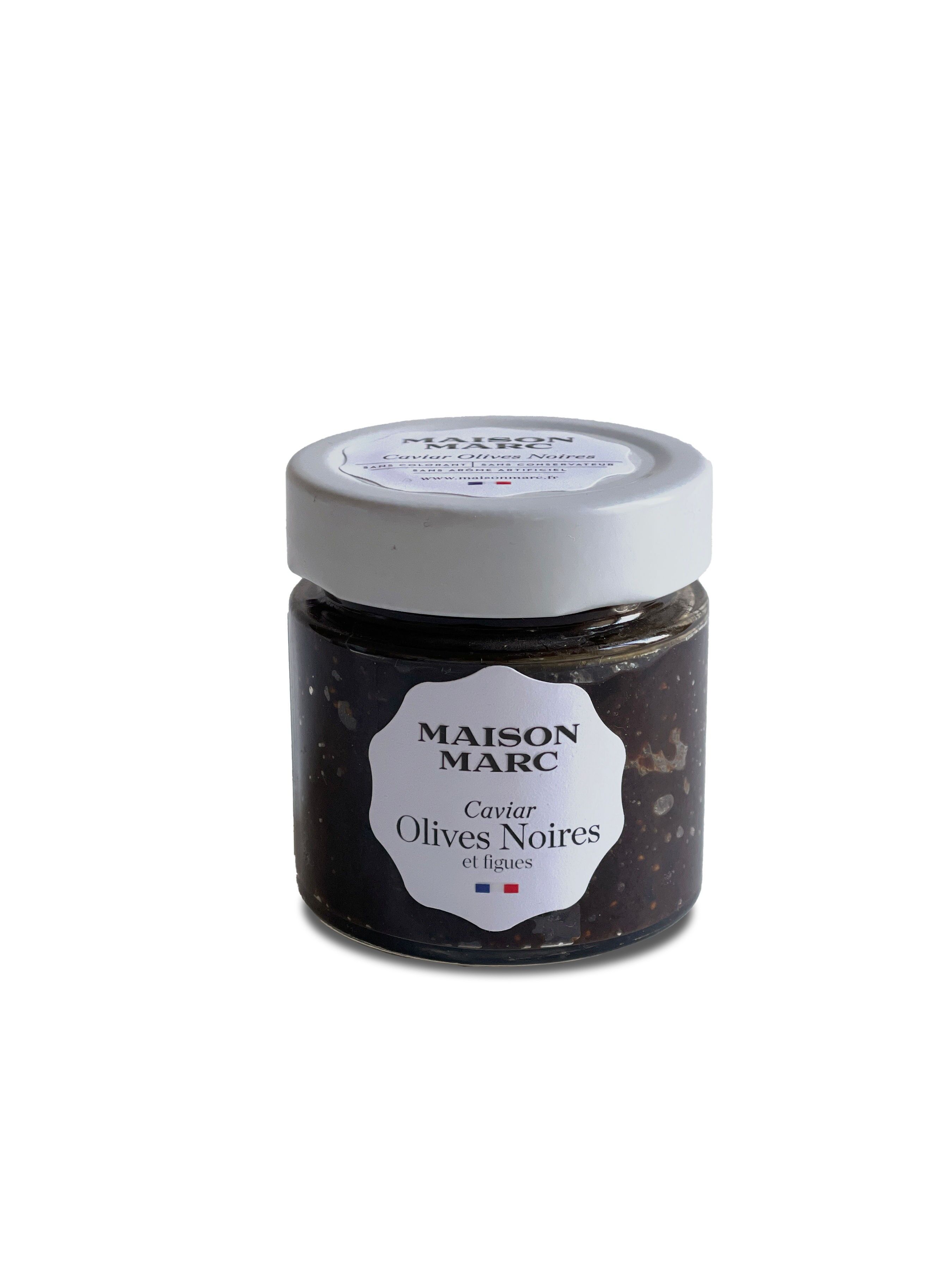 Kaviar von schwarzen Oliven und Feigen 120 gr