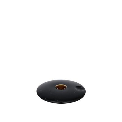 Candelabro Uyuni Marmol Negro 11,6x2cms