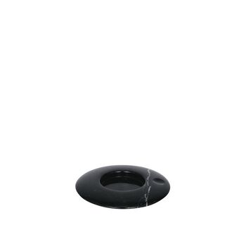 Bougeoir en Marbre Noir Uyuni 11,6x6cms 1