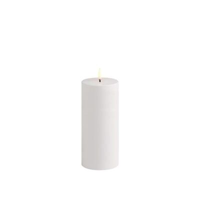 Uyuni Outdoor White Led Candle 7.8x17.8cms