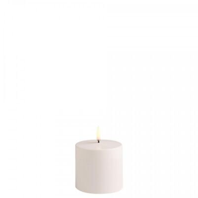 Uyuni Outdoor White Led Candle 7.8x7.8cms