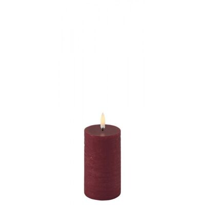 Red Uyuni Led Candle 5.8x10cm