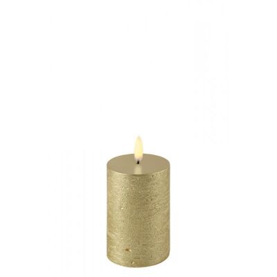 Gold Uyuni Led Candle 5x7,5cms
