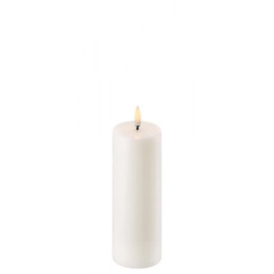 Uyuni White Led Candle 5.8x15cm