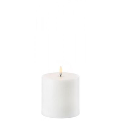 Uyuni White Led Candle 10,1x10cm