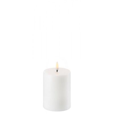 Uyuni White Led Candle 7.8x10cm