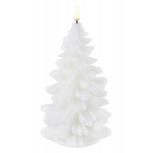 Vela Led Uyuni Arbol Navidad Blanca 11x18cms