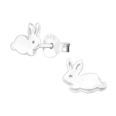 Kinder Sterling Silber Bunny Ohrstecker