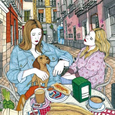 Breakfast in Malasaña - Art Print