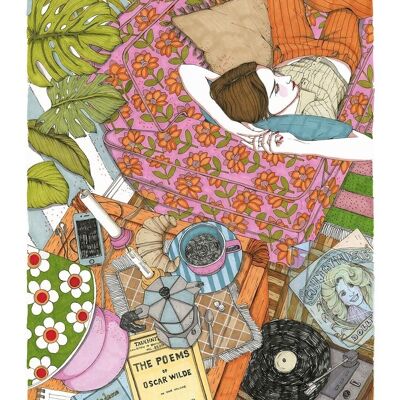 Flower Power - Stampa artistica (30x42cm)