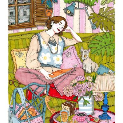 Pisolino - Stampa artistica (21x30cm)