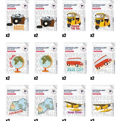 TRAVEL TRAVEL Stickers