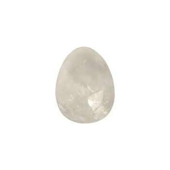Mini œuf, 2 x 1,5 cm, quartz transparent 1
