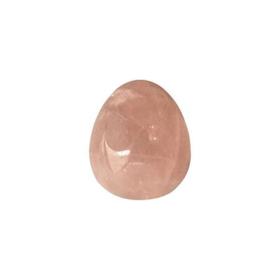 Mini uovo, 2x1,5 cm, quarzo rosa