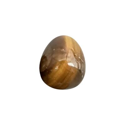 Mini Huevo, 2x1.5cm, Ojo de Tigre