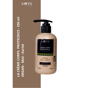 Crème corps protectrice à l'argan, miel, karité 3