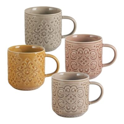 Set de 4 mugs Bella Terra