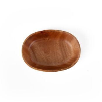 Vaisselle printanière - Veggie Bowl - Ovale - Fait main - Khaya Wood - Eco-friendly 6