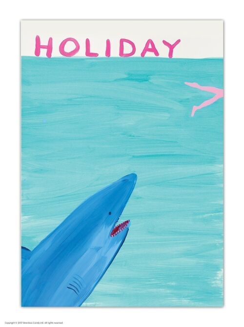 Postcard - Funny A6 Print - Holiday
