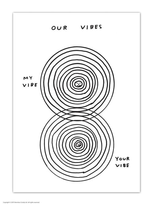 Postcard - Funny A6 Print - Our Vibes