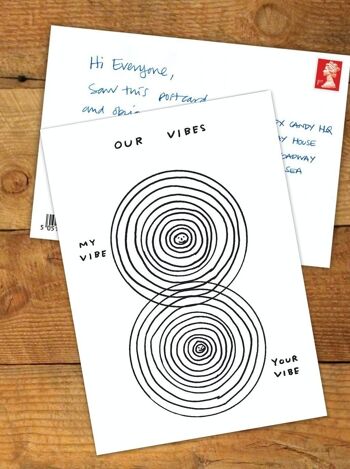 Carte postale - Impression A6 amusante - Our Vibes 2