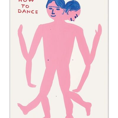 Postcard - Funny A6 Print - How To Dance