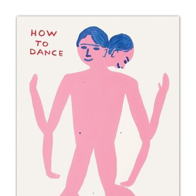 Postkarte - Lustiger A6-Druck - How To Dance