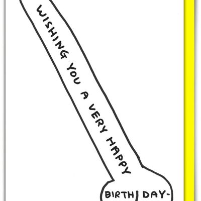 Geburtstagskarte – lustige Alltagskarte – Happy Birthday Hahn