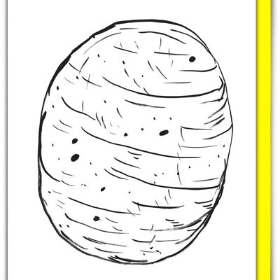 Geburtstagskarte – lustige Alltagskarte – Kartoffel
