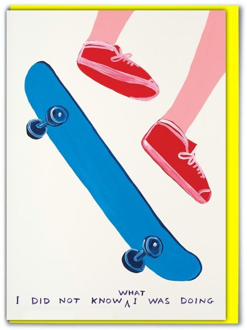 Birthday Card - Funny Everyday Card - Skateboarding
